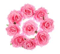 KAILIKETIY 9pièces Broches Fleurs Roses Réalistes Épingles à Cheveux Élégantes Pour Mariage Accessoires De Mode Pour Femmes Pour Saint-valentin Cérémonies Spéciales