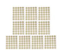 KAILIKETIY Autocollants à Gratter Étiquettes Autocollantes et en Papier 300 Ronds Dorés Programme de Récompense pour Salle de Classe Événements Festifs