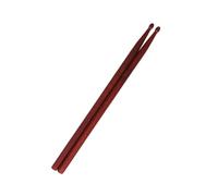 KAILIKETIY Baguettes de Batterie en Bois Marron, Paire Professionnelle Surface Lisse et Son Percutant, Outil de Percussion Rond pour Tambour, pour Musiciens