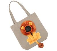 KAILIKETIY Bandoulière pour Chat en Toile Résistante à l'usure, Forme de Petit Lion 3D, de Transport pour Animaux pour Sorties et Shopping