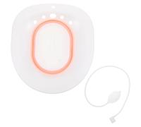 KAILIKETIY Bassin de Bain pour Soins Post-partum avec Chasse D'eau de Siège Portable Confortable en Pp et Tpr et Hygiène des Patientes