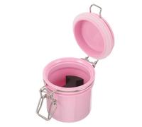 KAILIKETIY Bocal Hermétique pour Cils de 200ml en Plastique Rose, Pot Scellé Anti-fuite et Protection L'humidité, pour Salon et Usage à Domicile