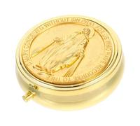 KAILIKETIY Boîte à Bijoux Vintage Métal Avec Chapelet Rangement Élégant Pour Souvenirs Et Bijoux Idéale Pour Décoration Et Offrande Religieuse