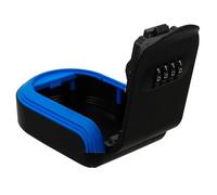 KAILIKETIY Boîte à Clés Murale Code Réinitialisable en Plastique Bleu pour Rangement Sécurisé des Clés, pour Entreprises et Écoles