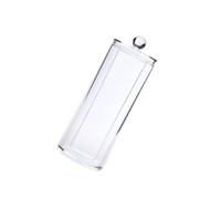 KAILIKETIY Boîte de Rangement et Disques de Coton en Couvercle, Organiseur Cosmétique Compact pour Maison et Voyage, Dimensions 7x7x19cm