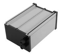 KAILIKETIY Boîte de Rangement Étanche pour Batterie Lithium avec Couvercle Argenté en Aluminium et Pc, Installation Facile pour Éclairage Solaire et Connexions Électriques