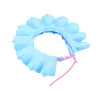 KAILIKETIY Bonnet De Lavage De Cheveux Pour Chapeau Anti-éclaboussures Réglable Et Étanche Protection Des Oreilles Pour Bain Toute Sécurité Bleu