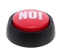 KAILIKETIY Bouton Sonore Amusant en Plastique Rouge, Farceur à Activation Sonore, pour Bureau ou Maison, Pack de 2 pour Détente et Divertissement