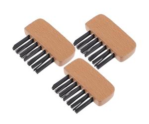 KAILIKETIY Brosse D'arbitre à Manche en Bois pour Home Plate 3 Pièces | Nettoyage des Plaques de Softball et Baseball, Lot de 3, Usage pour Équipes et Passionnés de Sport