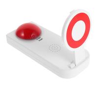 KAILIKETIY Buzzer de Jeu Rouge en Plastique Son et Alimentation par Batterie pour Jeux Interactifs en Famille et Soirées Quiz Amusantes