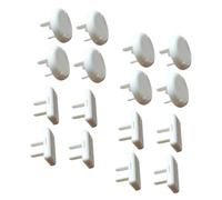 KAILIKETIY Cache-prises Électriques de Sécurité pour Bébés et Garçon et Filles, 60 Pièces, Abs Blanc, Protection Anti-accident pour Prises et Prises de Courant
