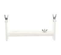 KAILIKETIY Cadre de Tissage en Plastique Blanc pour Kit de Fabrication de Bracelet, Corde de Support de Tissage et Matériau de Fixation en Résine, Outil Artisanal pour Décorations et Sports