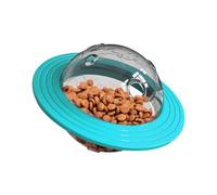 KAILIKETIY Chien Distributeur de Croquettes en Plastique Bleu, Multifonction Fuite de Nourriture pour Ralentir L'alimentation et Protéger Les Friandises, pour L'occupation du Chien