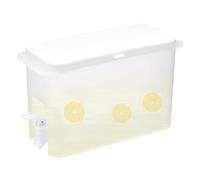 KAILIKETIY Distributeur de Lessive Liquide pour Dosage Facile à Domicile Robinet 3,5l Blanc Récipient Hermétique en Pp Compact et Portable