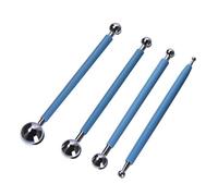 KAILIKETIY Ensemble D'outils de Sculpture 9 Pièces en Acier Inoxydable Stylets à Double Extrémité pour Modelage D'argile et Gaufrage et à pour pour Usage à Domicile et Scolaire Usage