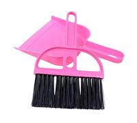 KAILIKETIY Ensemble Mini Pelle et Brosse Portable en Plastique pour Nettoyage des Cages de Lapins et Cochons d'Inde, Espaces Étroits Coins Difficiles à Nettoyer Couleur Couleur Aléatoire