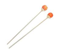 KAILIKETIY Épingles à Cheveux Accessoires Élégants 2pcs en Métal et Résine Orange Set de Coiffure Chic Qui Ne Blessent Pas les Cheveux pour Mariages et Fêtes
