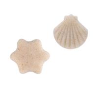 KAILIKETIY Éponge Visage en Konjak 2pcs Exfoliante Douce Éliminant les Impuretés pour Peau Faciale et Présent de Noël