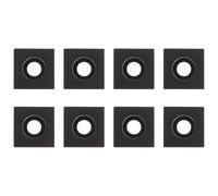 KAILIKETIY Équerres D'angle Carrées Support D'extrusion en Alliage D'aluminium Noir 2020 Série , 8 Pièces Connecteurs D'assemblage Fixation pour Profilés Aluminium pour Imprimantes 3d et Cnc