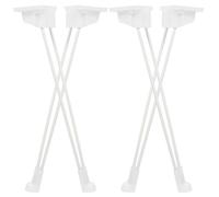 KAILIKETIY Faciles à Installer en Épingle à Cheveux en Fer Blanc 4 Supports Pliables et Résistants à l'abrasion pour Table Basse pour Projet DIY Moderne
