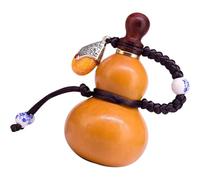 KAILIKETIY Flacon de Vin Calebasse Vintage 150ml en Calebasse Naturelle Finition Cire D'abeille, Décoration Créative pour Bar et Hôtel