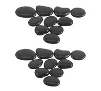 KAILIKETIY Galets de Cuisson Naturels Noirs en Pierre pour Steak, Pierre Alimentaire Sûre, Chauffage Uniforme, Poids 1kg, pour Barbecue Cuisine Maison