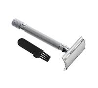 KAILIKETIY Grattoir à Métal Sécurité Visage Rasoir Femmes Rasoirs Soin Du Visage Rasoir à Lame Unique Rasoir Pour Le Visage Manuel Rasoir Facial La Poignée Est En Alliage D'aluminium Blanche