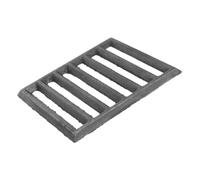 KAILIKETIY Grille de Barbecue en Fonte 14x15 Cm pour Feu de Bois, Support Robuste pour Cuisson Extérieure, Étagère Résistante Haute Température Camping et Cheminée