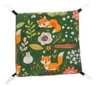 KAILIKETIY Hamac Suspendu Double Couche en Coton pour Cobayes et Rats, Lit Confortable et Chaud pour Repos et Détente des Petits Animaux