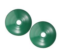 KAILIKETIY -jour et Haute Fiabilité en Émail Vert 2pcs Large Portée D'éclairage pour Lampe Industrielle Ronde pour Atelier et Extérieur