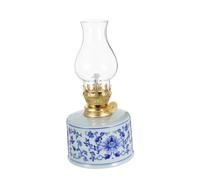 KAILIKETIY Lampe à Huile Vintage Verre Décoratif Lampe Tempête Verre Transparent pour Décoration De Table Et Éclairage Urgence Style Rétro