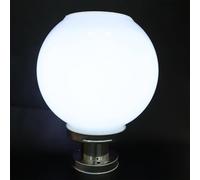 KAILIKETIY Lampe Solaire Extérieure Boule Étanche pour Cour et Mur, Blanc