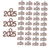 KAILIKETIY Lot de 100 Breloques 2025 pour Fabrication de Bijoux Pendentifs DIY Accessoires Créatifs Porte-Clés Présents Personnalisés Scrapbooking Fête