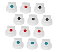 KAILIKETIY Lot De 12 Embouts De Pulvérisation De Peinture Pour Bombes De Peinture Femelles, Adaptateur De Buse De Remplacement, Accessoires Pour Femmes Et Artistes