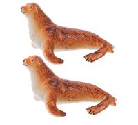 KAILIKETIY Lot de 2 Figurines en Résine de Phoque pour Décoration Aquarium, Accessoires Créatifs et Beaux, Adaptés pour Aquarium et Bureau