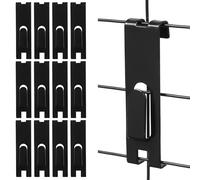 KAILIKETIY Lot de 30 Crochets en Fer Robustes pour Panneaux Perforés Design Entaillé, Crochets Muraux Pratiques pour Usage Personnel les Chambres