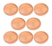 KAILIKETIY Lot de 8 Ronds pour Pots de Fleurs en Supports de Pot de Fleurs Anti-Fuite Diamètre Extérieur 65 CM Intérieur 55 CM Épaisseur 1 CM et Extérieur