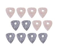 KAILIKETIY Médiators Lisse en Feutre 12 Pièces Léger et Facile à, Accessoires Pratiques pour Guitare Électrique et Folk pour Instruments à