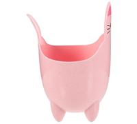 KAILIKETIY Mini Poubelle Chat en Pp Rose Légère, Facile à Placer pour Garçon et Filles et Étudiants, Poubelle de Bureau Unique et Décorative, pour Ranger Petits Objets la Maison