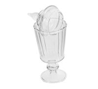 KAILIKETIY Miniature Candy Jar Verre pour Maison De Poupées Accessoire Décoratif pour Scènes Miniatures Pot Transparent pour Bonbons Et Photographie