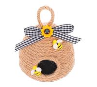 KAILIKETIY Miroir d'angle Mort Décoratif en Nid d'abeille Doré sans Cadre Motif Animaux De Dessin Animé Petit Miroir Rond Réfléchissant pour Montre De Recul Corde Marron Clair
