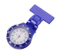 KAILIKETIY Montre de Poche à Clip pour Infirmière, Cadran Quartz Bleu | Aiguille Lumineuse, Étanche, Broche de Revers pour Médecin et Personnel Soignant