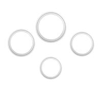 KAILIKETIY Moule à Bracelets en Silicone 4 Pièces pour Résine Époxy, pour Créations DIY à Domicile Boutique, Facile et Pratique