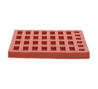 KAILIKETIY Moule à Briques Miniature en Silicone pour Modelage DIY, 28 Pièces, Facile à Démouler, Adapté pour Argile et Ciment, pour Création D'architectures Miniatures