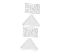 KAILIKETIY Moule à Puzzle en Silicone pour Résine Époxy 2 Sets, Facile à Nettoyer, Réutilisable, pour Bricolage DIY et Activités Garçon et Filles
