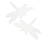KAILIKETIY Moule Libellule en Silicone Blanc 2 Pièces, Effet Semi-Relief | Compatibilité Résine, Détails Gaufrés, Lot pour Projets Artistiques Maison et Créations Présents