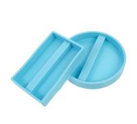 KAILIKETIY Moule Porte-cartes en Silicone 2pcs pour DIY et Artisanat, Facile à Nettoyer Démouler, pour Résine Époxy et Rangement de Cartes de Visite