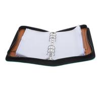 KAILIKETIY Organisateur de Pilules de Voyage Étanche en Pu Taille 21 X 13 Cm avec Rangement à Feuilles Mobiles, 6 Compartiments Zippés pour Remède et Petits Objets en Déplacement