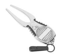 KAILIKETIY Outil de marquage de Balle et de Divot Fourche de réparation de divots de Golf Outil de réparation de pelouse de Golf Alliage d'aluminium antirouille pour Golfs Course Accessoires