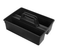 KAILIKETIY Panier à Outils de Nettoyage en Plastique Pp, Conception Compacte 3 Compartiments et Poignée Moulée, pour Laver Fenêtres et Transporter sans Déversement